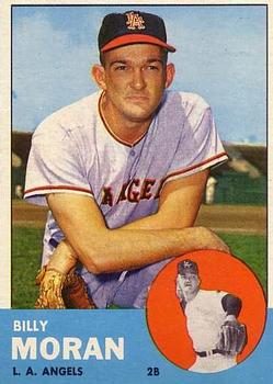 1963 Topps Baseball Cards      057      Billy Moran